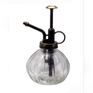 Clear Glass Vintage Style Plant Mister with Black Pump NWT